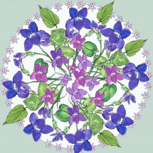 17047 Violets Galore