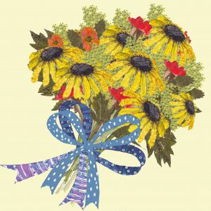 1823 Ribbons and Rudbekia